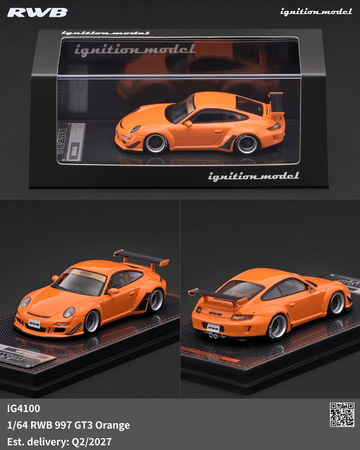*Pre-Order* Ignition Model - RWB 997 GT3 - Orange - Top CollectiblesDiecastIgnition Model