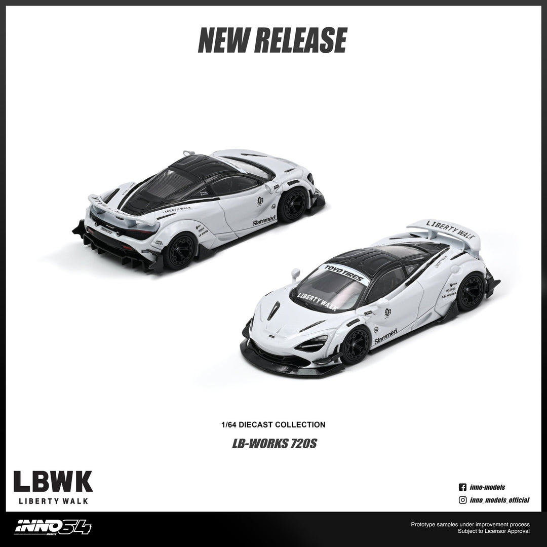 *Pre-Order* INNO64 - Liberty Walk 720S - Top CollectiblesDiecastINNO64