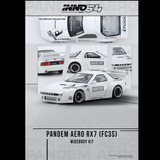 *Pre - Order* INNO64 - Mazda RX7 (FC3S) "PANDEM AERO" Widebody Kit - White - Top CollectiblesDiecastINNO64