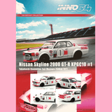*Pre - Order* INNO64 - Nissan Skyline 2000 GT - R KPGC10 #1 - Takahashi Kunimitsu Fuji Masters 250KM 1971 - Top CollectiblesDiecastINNO64