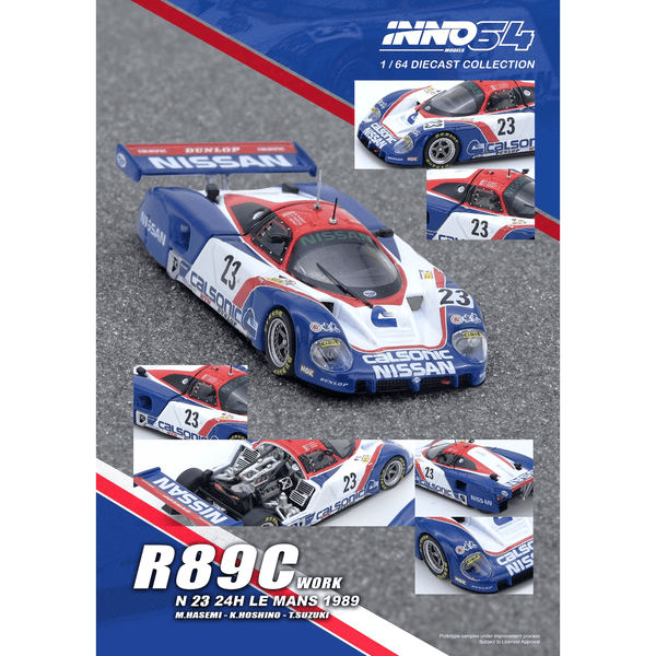 *Pre - Order* INNO64 - Nissan Skyline RC89 Work 23 - 24h Le Mans - Top CollectiblesDiecastINNO64
