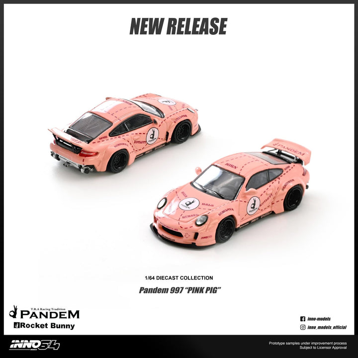 *Pre-Order* INNO64 - PANDEM 997 "Pink Pig" - Top CollectiblesDiecastINNO64