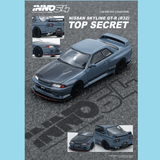 *Pre - Order* INNO64 - Top Secret Nissan Skyline R32 GT - R - Stealth Grey - Top CollectiblesDiecastINNO64