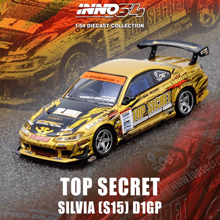 *Pre - Order* INNO64 - Top Secret Silvia (S15) D1GP - Top CollectiblesDiecastINNO64