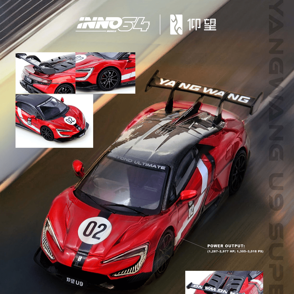 *Pre - Order* INNO64 - YangWang U9 Supercar - Top CollectiblesDiecastINNO64