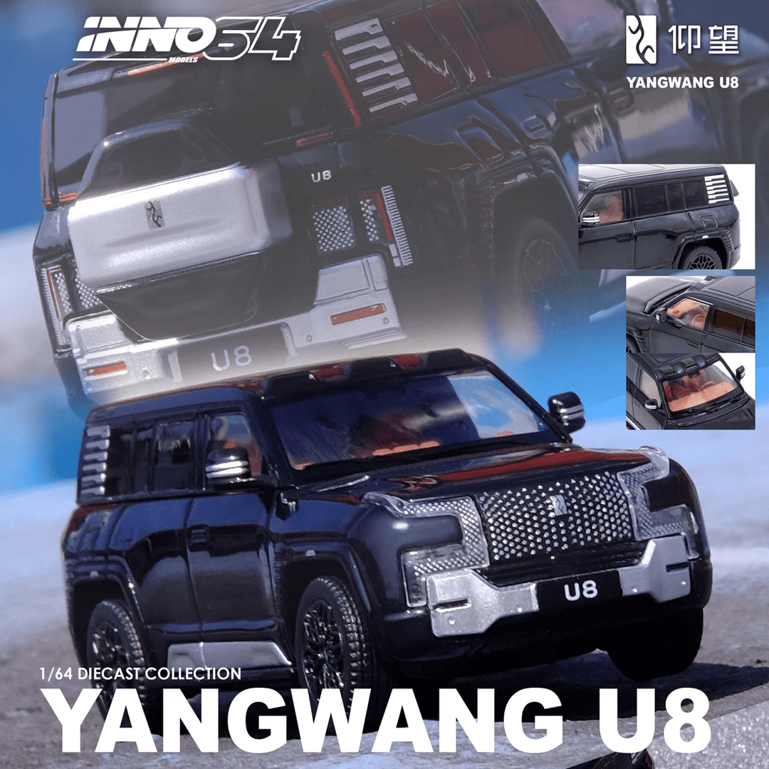 *Pre - Order* INNO64 - YANWANG U8 - Black - Top CollectiblesDiecastINNO64