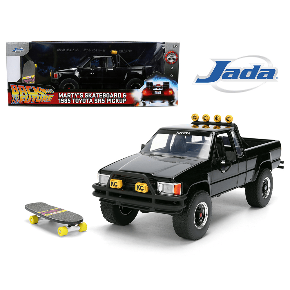 *Pre-Order* Jada Toys -1985 Toyota SR5 Pickup and Marty’s Skateboard – Back To The Future – Hollywood Rides *1/24 Scale* - Top CollectiblesDiecastJada Toys