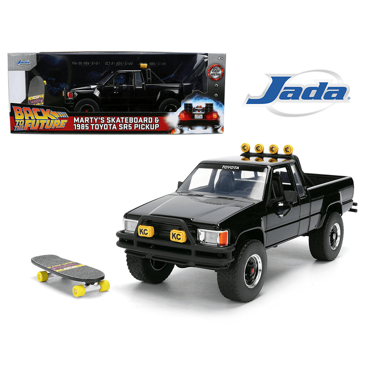 *Pre-Order* Jada Toys -1985 Toyota SR5 Pickup and Marty’s Skateboard – Back To The Future – Hollywood Rides *1/24 Scale* - Top CollectiblesDiecastJada Toys