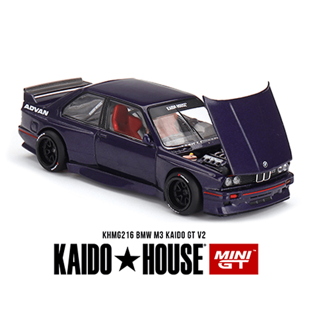 *Pre - Order* Kaido House x Mini GT - BMW M3 Kaido GT V2 - Purple *Sealed, Possibility of a Chase* - Top CollectiblesDiecastMini GT