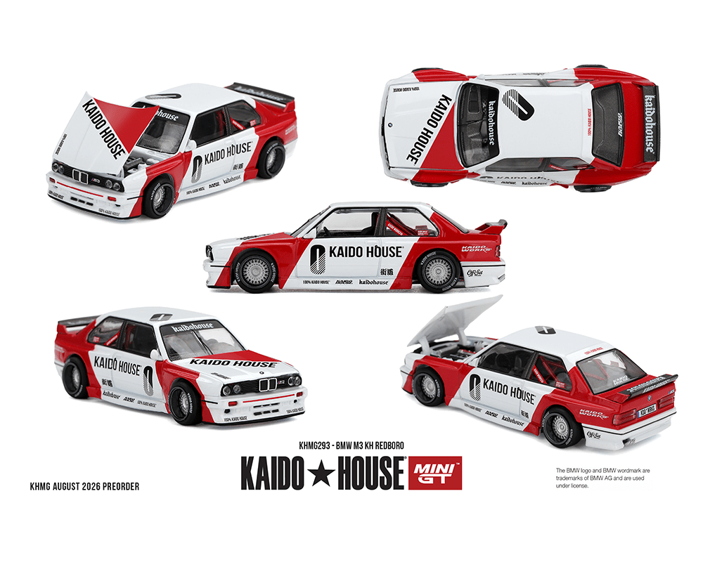 *Pre-Order* Kaido House x Mini GT - BMW M3 KH REDBORO *Sealed, Possibility of a Chase* - Top CollectiblesDiecastMini GT