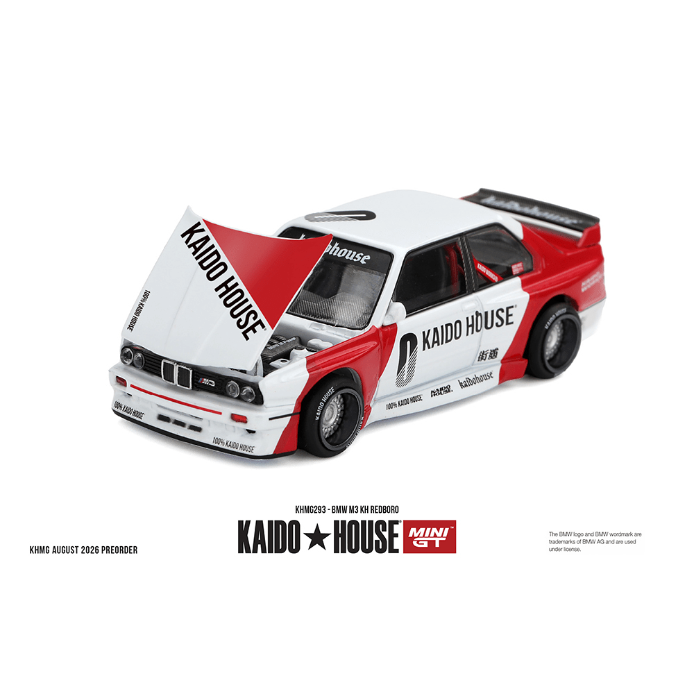 *Pre-Order* Kaido House x Mini GT - BMW M3 KH REDBORO *Sealed, Possibility of a Chase* - Top CollectiblesDiecastMini GT