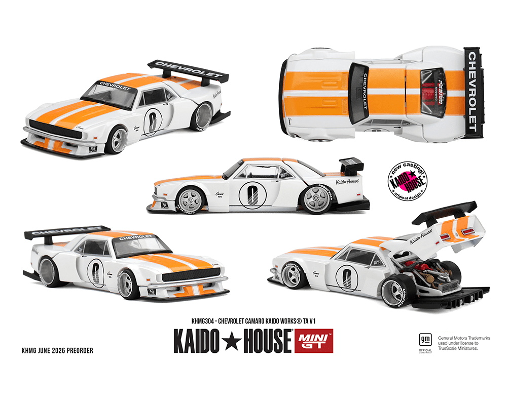 *Pre - Order* Kaido House x Mini GT - Chevrolet Camaro KAIDO WORKS TA V1 – Limited Edition *Sealed, Possibility of a Chase* - Top CollectiblesDiecastMini GT