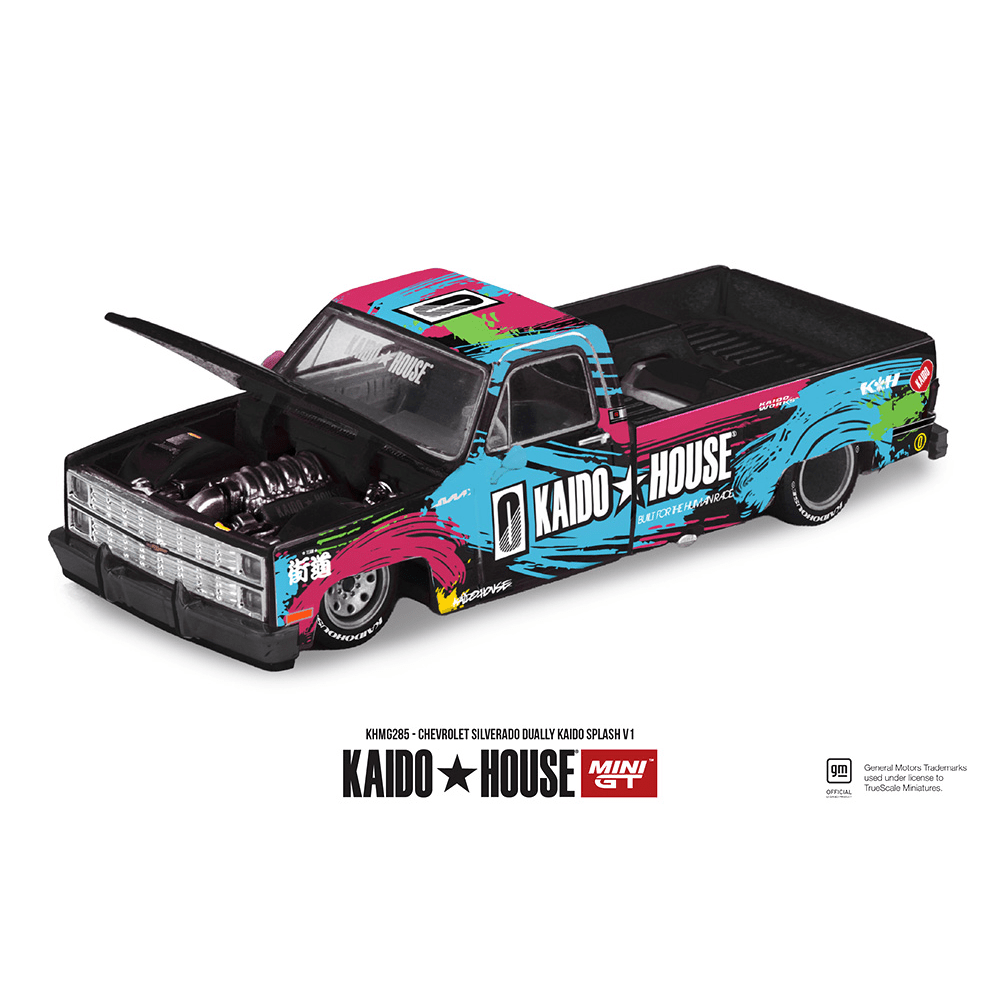 *Pre - Order* Kaido House x Mini GT - Chevrolet Silverado Dually Kaido Splash V1 - Limited Edition *Sealed, Possibility of a Chase* - Top CollectiblesDiecastMini GT