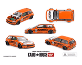 *Pre - Order* Kaido House x Mini GT - Honda Civic (EF) Kaido Sports V1 – Orange – Limited Edition *Sealed, Possibility of a Chase* - Top CollectiblesDiecastMini GT