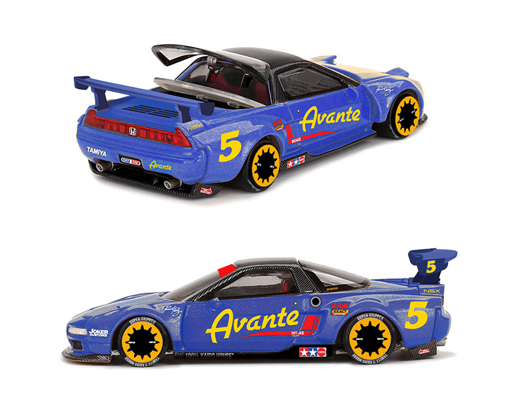 *Pre - Order* Kaido House x Mini GT - Honda NSX Tamiya X Kaido House Avante V1 - Blue *Sealed, Possibility of a Chase* - Top CollectiblesDiecastMini GT