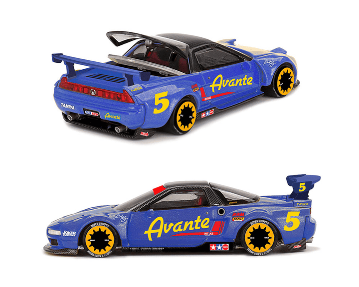 *Pre - Order* Kaido House x Mini GT - Honda NSX Tamiya X Kaido House Avante V1 - Blue *Sealed, Possibility of a Chase* - Top CollectiblesDiecastMini GT