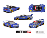 *Pre - Order* Kaido House x Mini GT - Honda NSX Tamiya X Kaido House Avante V1 - Blue *Sealed, Possibility of a Chase* - Top CollectiblesDiecastMini GT