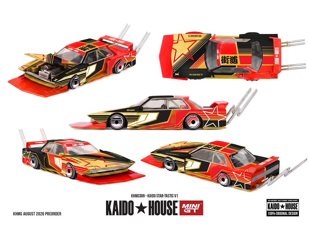 *Pre-Order* Kaido House x Mini GT - KAIDO STAR-TASTIC V1 *Sealed, Possibility of a Chase* - Top CollectiblesDiecastMini GT
