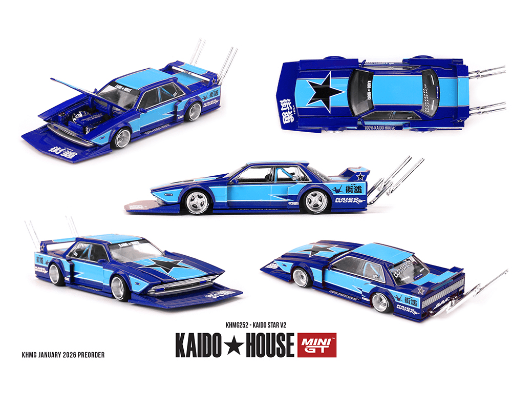 Pre-Order* Kaido House x Mini GT - KAIDO STAR V2 *Sealed Pre-Order* Kaido House x Mini GT - KAIDO STAR V2 *Sealed