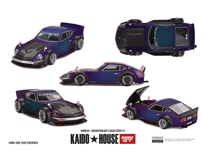 *Pre - Order* Kaido House x Mini GT - Nissan Fairlady Z Kaido Street V1 – Limited Edition *Sealed, Possibility of a Chase* - Top CollectiblesDiecastMini GT