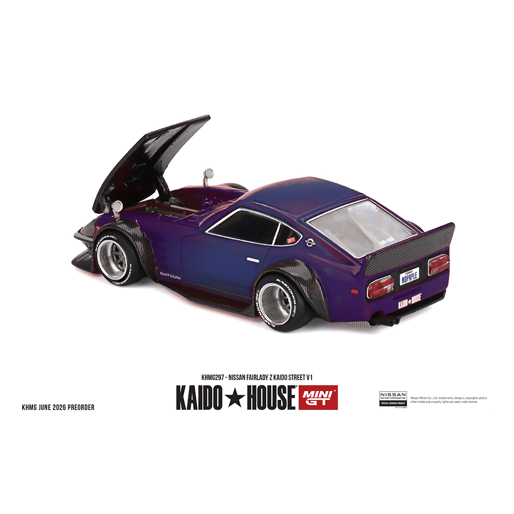 *Pre - Order* Kaido House x Mini GT - Nissan Fairlady Z Kaido Street V1 – Limited Edition *Sealed, Possibility of a Chase* - Top CollectiblesDiecastMini GT
