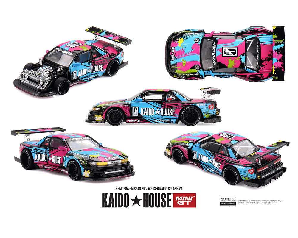 *Pre - Order* Kaido House x Mini GT - Nissan Silvia S13 - R Kaido Splash V1 - Limited Edition *Sealed, Possibility of a Chase* - Top CollectiblesDiecastMini GT