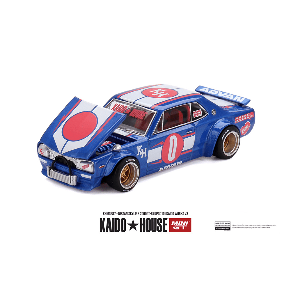 *Pre - Order* Kaido House x Mini GT - Nissan Skyline 2000GT - R (KPGC10) Kaido Works V3 – Limited Edition *Sealed, Possibility of a Chase* - Top CollectiblesDiecastMini GT