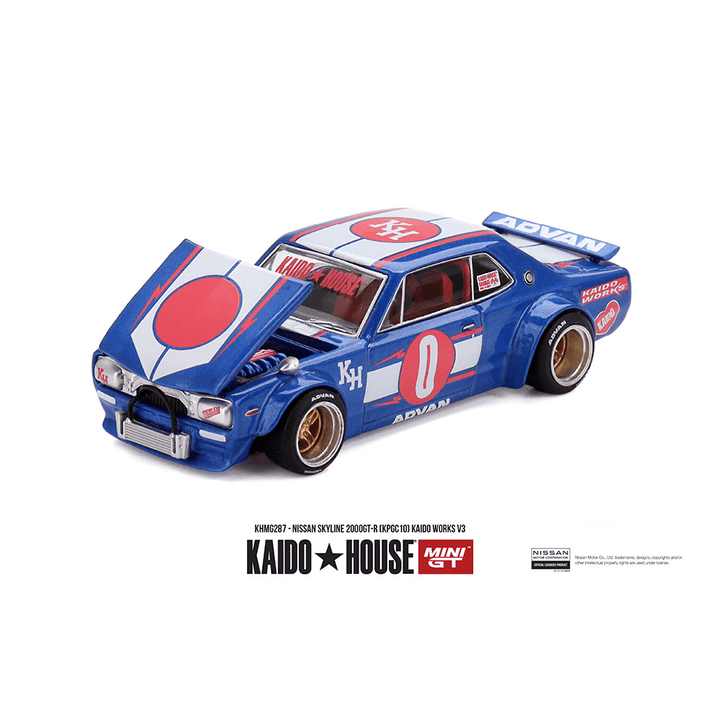 *Pre - Order* Kaido House x Mini GT - Nissan Skyline 2000GT - R (KPGC10) Kaido Works V3 – Limited Edition *Sealed, Possibility of a Chase* - Top CollectiblesDiecastMini GT