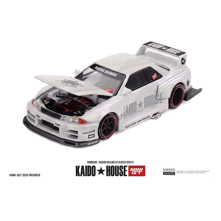 *Pre-Order* Kaido House x Mini GT - Nissan Skyline GT-R (R32) SERI V1 *Sealed, Possibility of a Chase* - Top CollectiblesDiecastMini GT