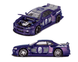 *Pre - Order* Kaido House x Mini GT - Nissan Skyline GT - R (R34) Kaido factory Racing V2 – Midnight Purple *Sealed, Possibility of a Chase* - Top CollectiblesDiecastMini GT