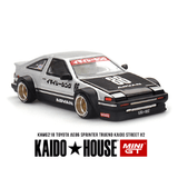 *Pre - Order* Kaido House x Mini GT - Toyota AE86 Sprinter Trueno Kaido Street V2 - White *Sealed, Possibility of a Chase* - Top CollectiblesDiecastMini GT