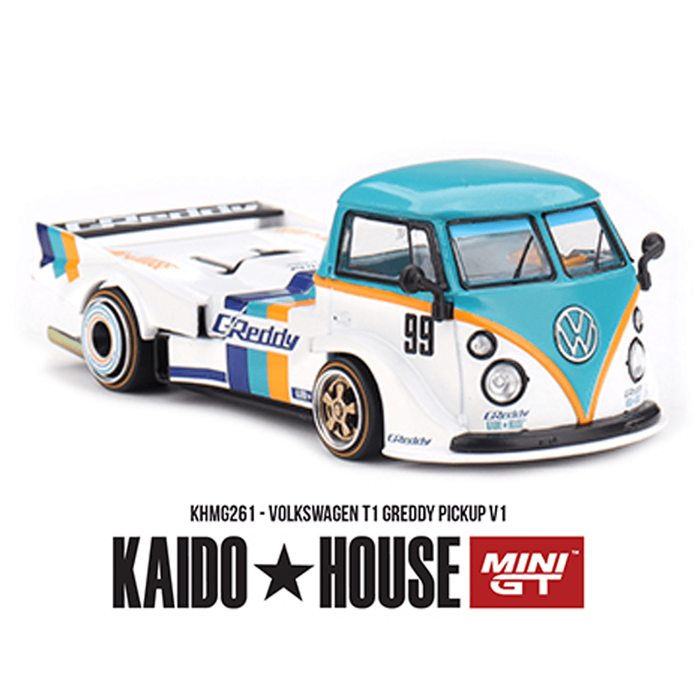 *Pre - Order* Kaido House x Mini GT - Volkswagen T1 GReddy Pickup V1 *Sealed, Possibility of a Chase* - Top CollectiblesDiecastMini GT