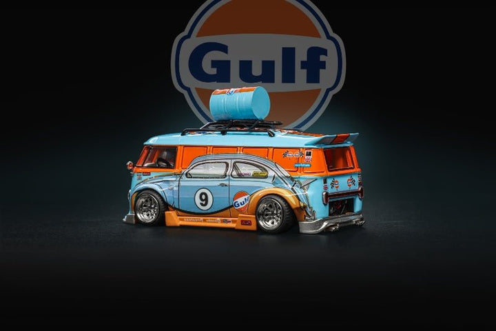 *Pre - Order* Liberty64 - Volkswagen T1 Widebody Lowrider - Gulf - Top CollectiblesDiecastLiberty64