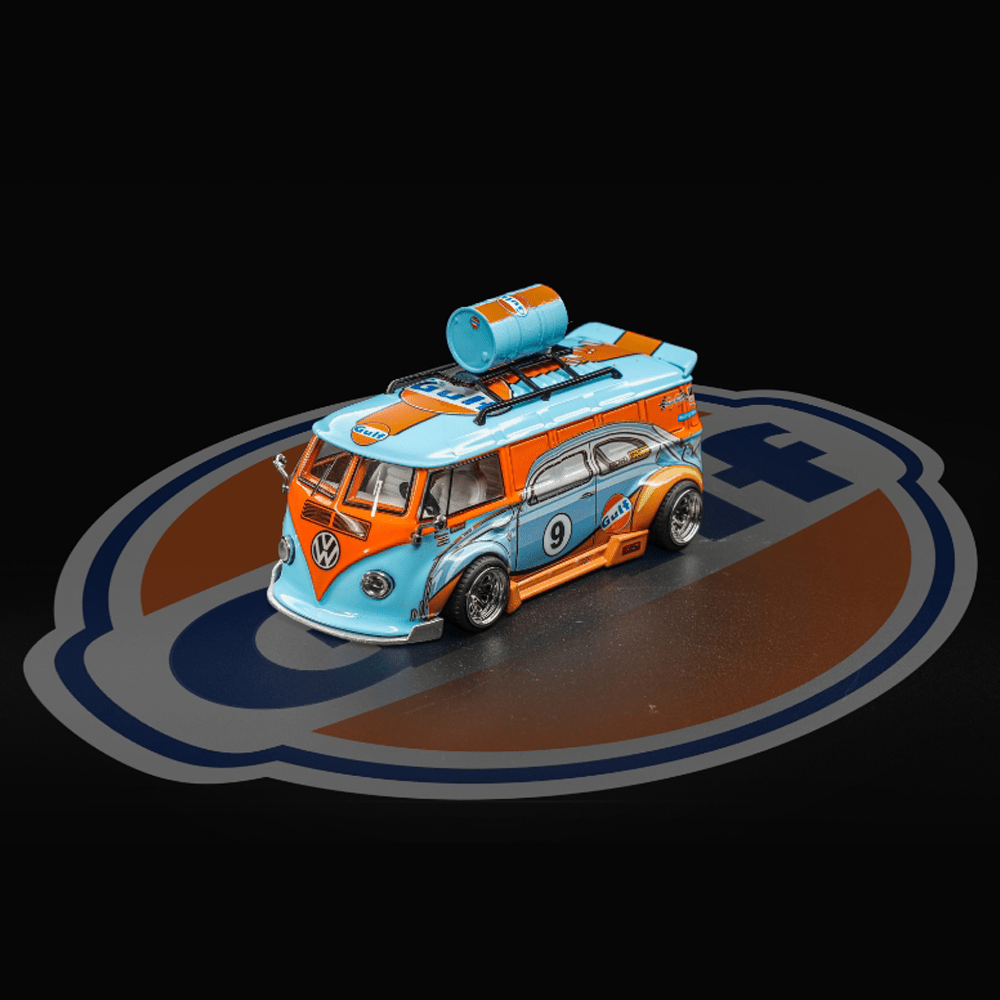 *Pre - Order* Liberty64 - Volkswagen T1 Widebody Lowrider - Gulf - Top CollectiblesDiecastLiberty64