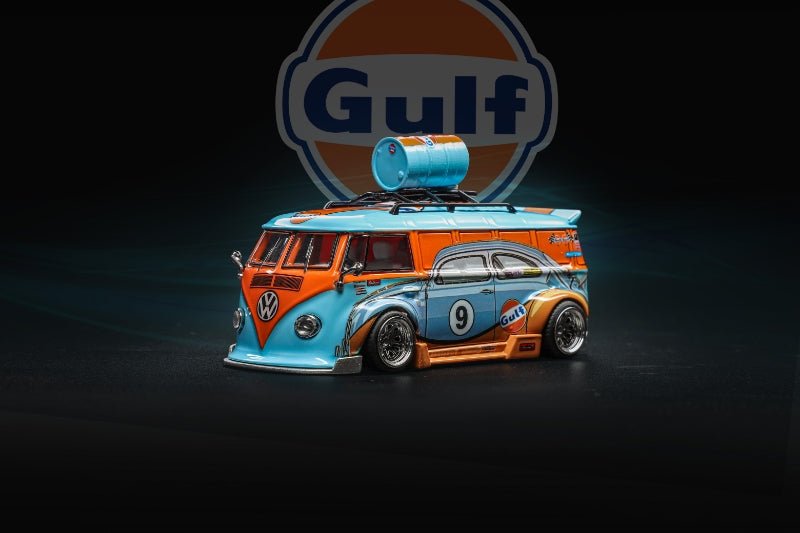 *Pre - Order* Liberty64 - Volkswagen T1 Widebody Lowrider - Gulf - Top CollectiblesDiecastLiberty64