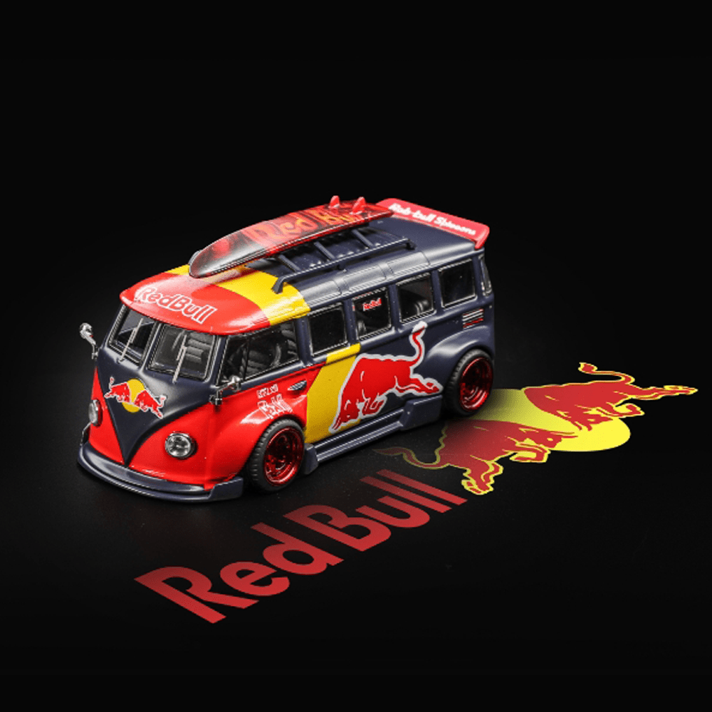 *Pre - Order* Liberty64 - Volkswagen T1 Widebody Lowrider - Red Bull - Top CollectiblesDiecastLiberty64
