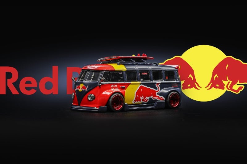 *Pre - Order* Liberty64 - Volkswagen T1 Widebody Lowrider - Red Bull - Top CollectiblesDiecastLiberty64
