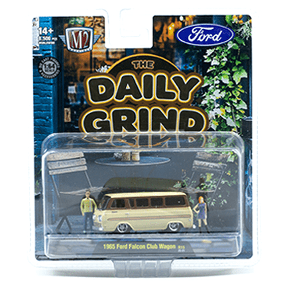 *Pre - Order* M2 Machines - 1965 Ford Falcon Club Wagon “The Daily Grind” - Diorama Series - Top CollectiblesDiecastM2 Machines