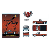 *Pre - Order* M2 Machines - 1973 Chevrolet Cheyenne Super 10 Custom Re Styling – Brown w/ Flames *Hobby Exclusive* (Copy) - Top CollectiblesDiecastM2 Machines