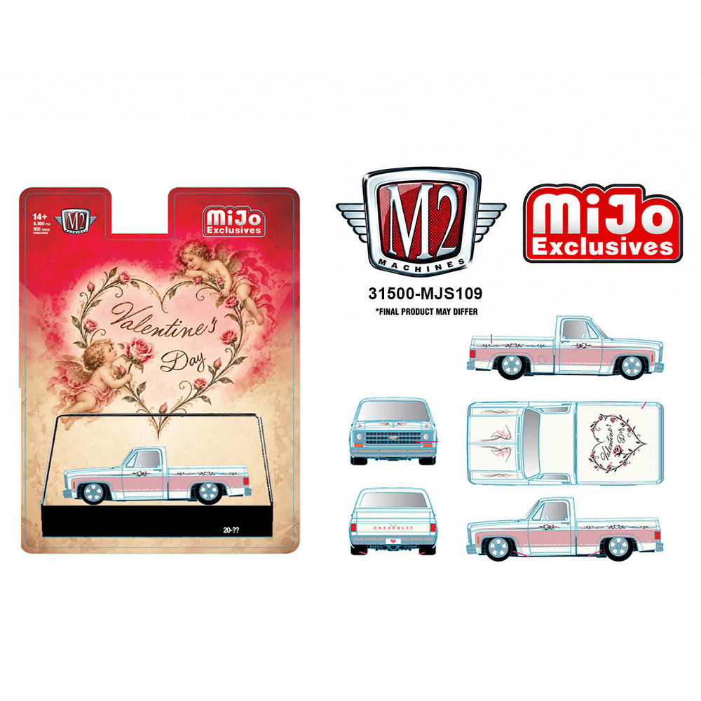 *Pre-Order* M2 Machines - 1978 Chevrolet C10 Silverado Custom Valentine’s Day Edition – Mijo Exclusives - Top CollectiblesDiecastM2 Machines