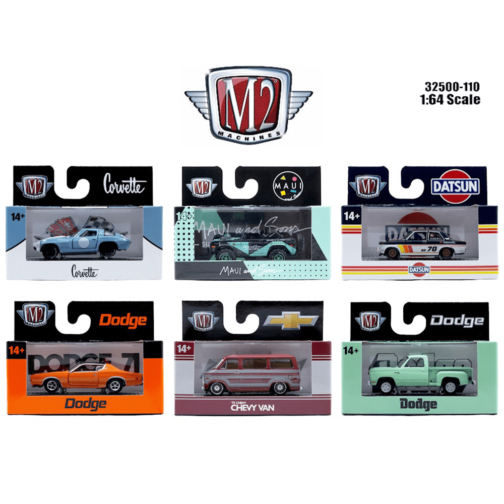 *Pre - Order* M2 Machines - Auto - Thentics Series 110 6 - Car Assortment - Top CollectiblesDiecastM2 Machines