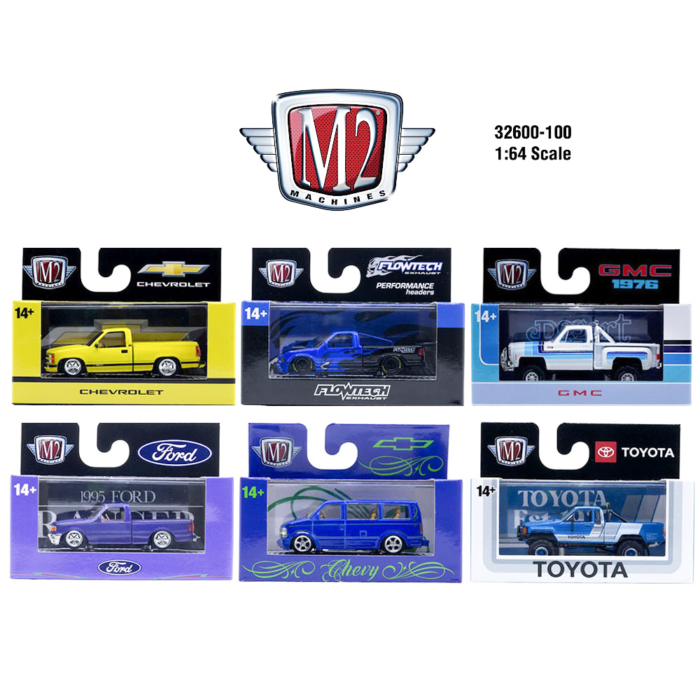 *Pre-Order* M2 Machines - Auto-Thentics Series Release 100 6-Car Assortment - Top CollectiblesDiecastM2 Machines
