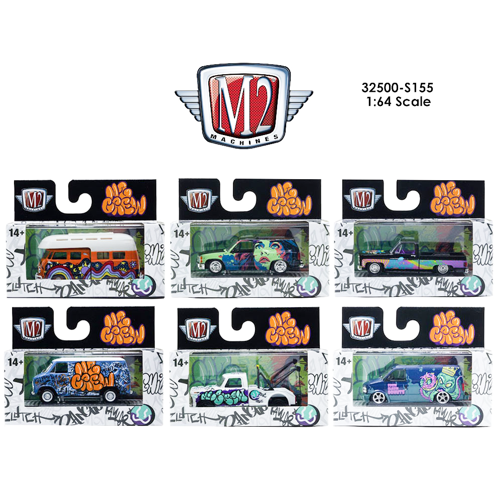 *Pre-Order* M2 Machines - Auto-Thentics Series Release S155 6-Car Assortment - Top CollectiblesDiecastM2 Machines