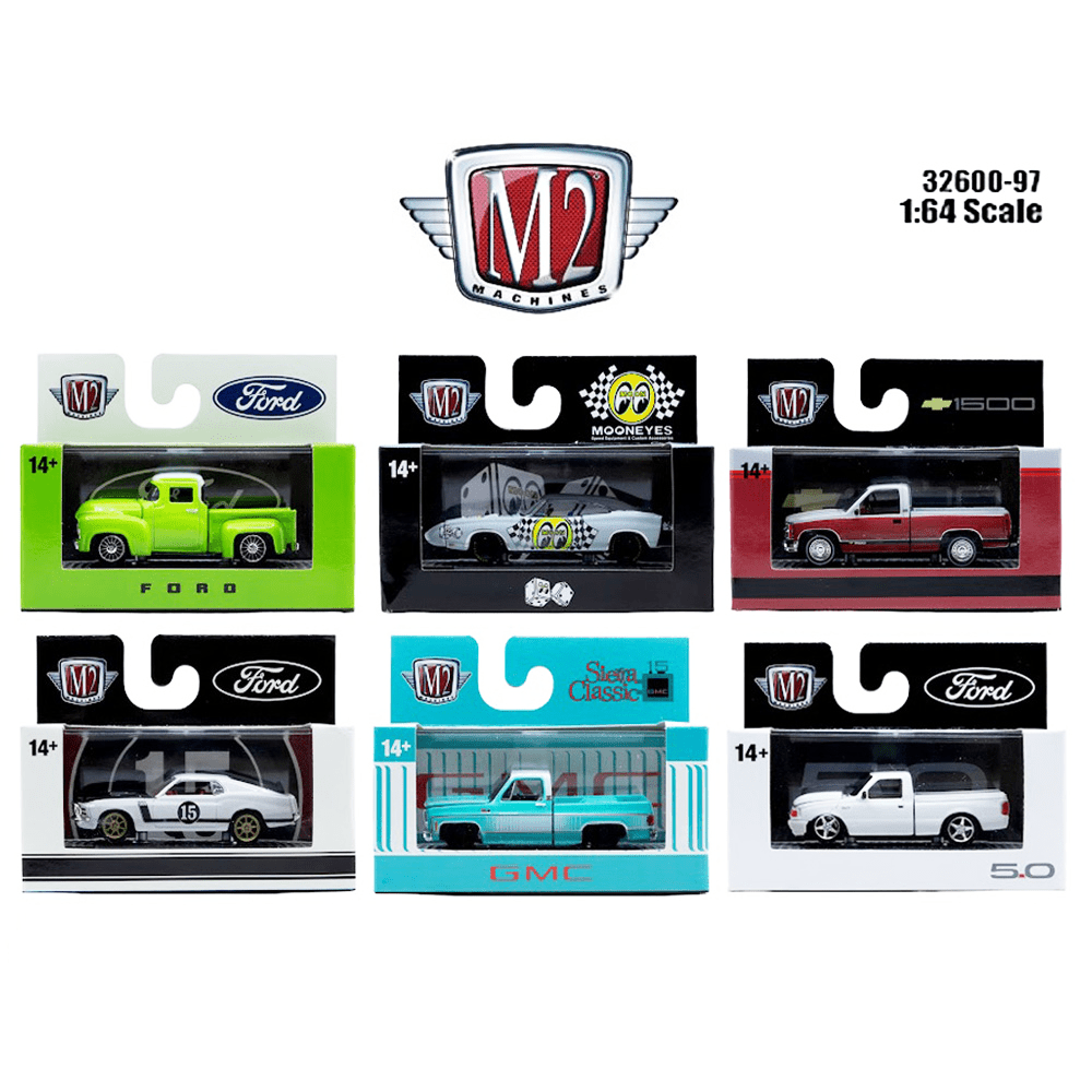 *Pre-Order* M2 Machines - Detroit-Muscle Release 97 6-Car Assortment - Top CollectiblesDiecastM2 Machines