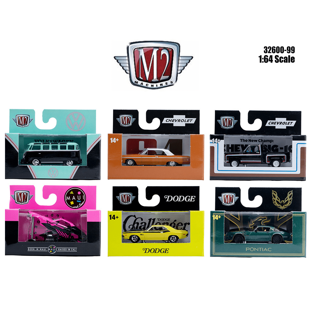 *Pre-Order* M2 Machines - Detroit-Muscle Release 99 6-Car Assortment - Top CollectiblesDiecastM2 Machines