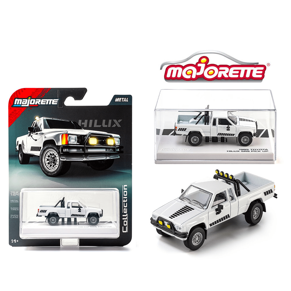 *Pre - Order* Majorette - 1985 Toyota Hilux SR5 4×4 – White - 2026 Collector Series - Top CollectiblesDiecastMajorette