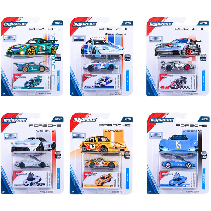 *Pre-Order* Majorette - Deluxe Porsche 6-Car Assortment - 2026 - Top CollectiblesDiecastMajorette