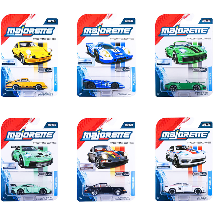 *Pre-Order* Majorette - Porsche 6-Car Assortment - 2026 - Top CollectiblesDiecastMajorette