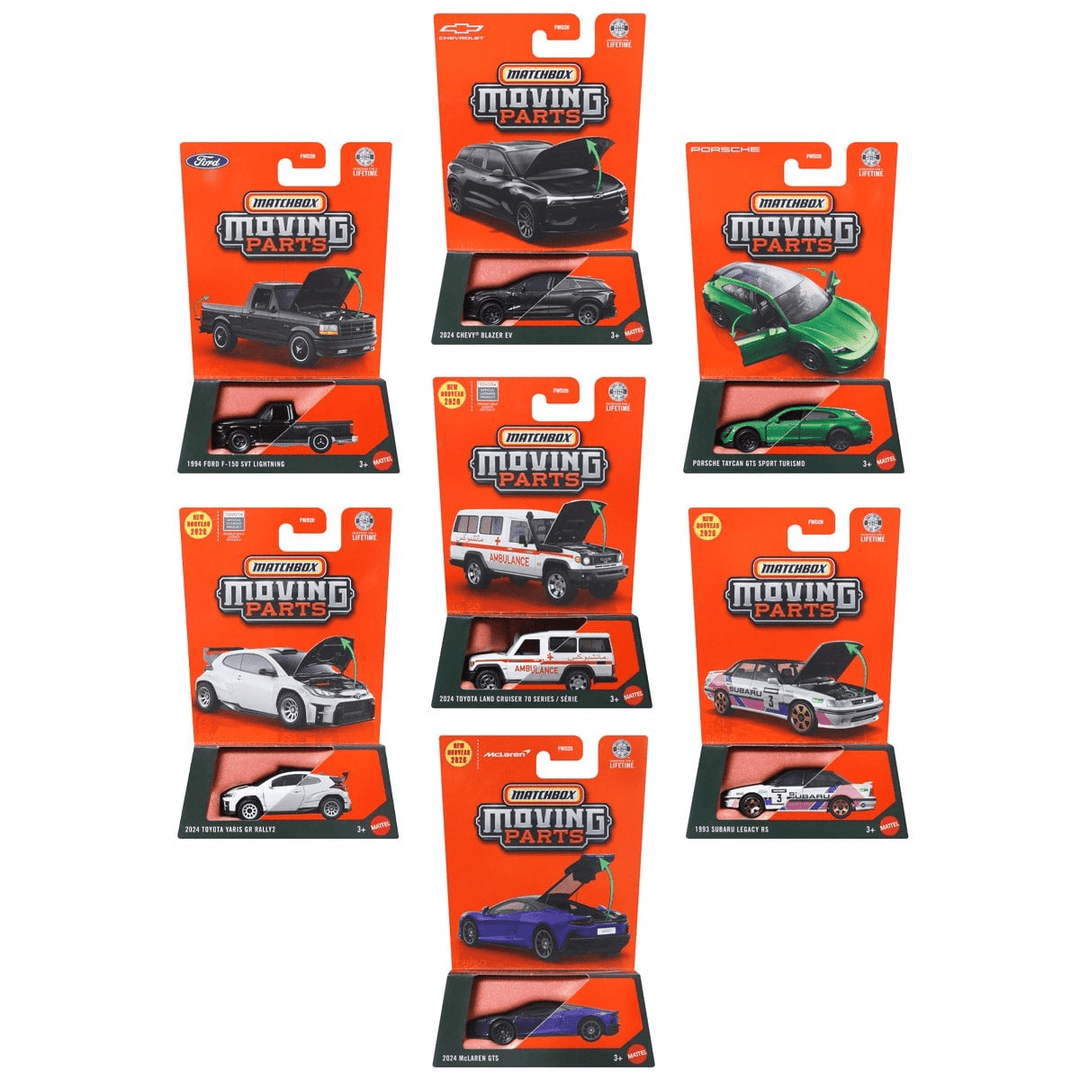 *Pre - Order* Matchbox - 2026 Moving Parts Series (Mix 5) 7 - Car Assortment - Top CollectiblesDiecastMatchbox