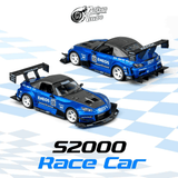 *Pre - Order* MicroTurbo - Honda S2000 Race Car - Blue - Top CollectiblesDiecastPeako